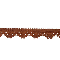 Scalloped Decorative Trim - Rust
