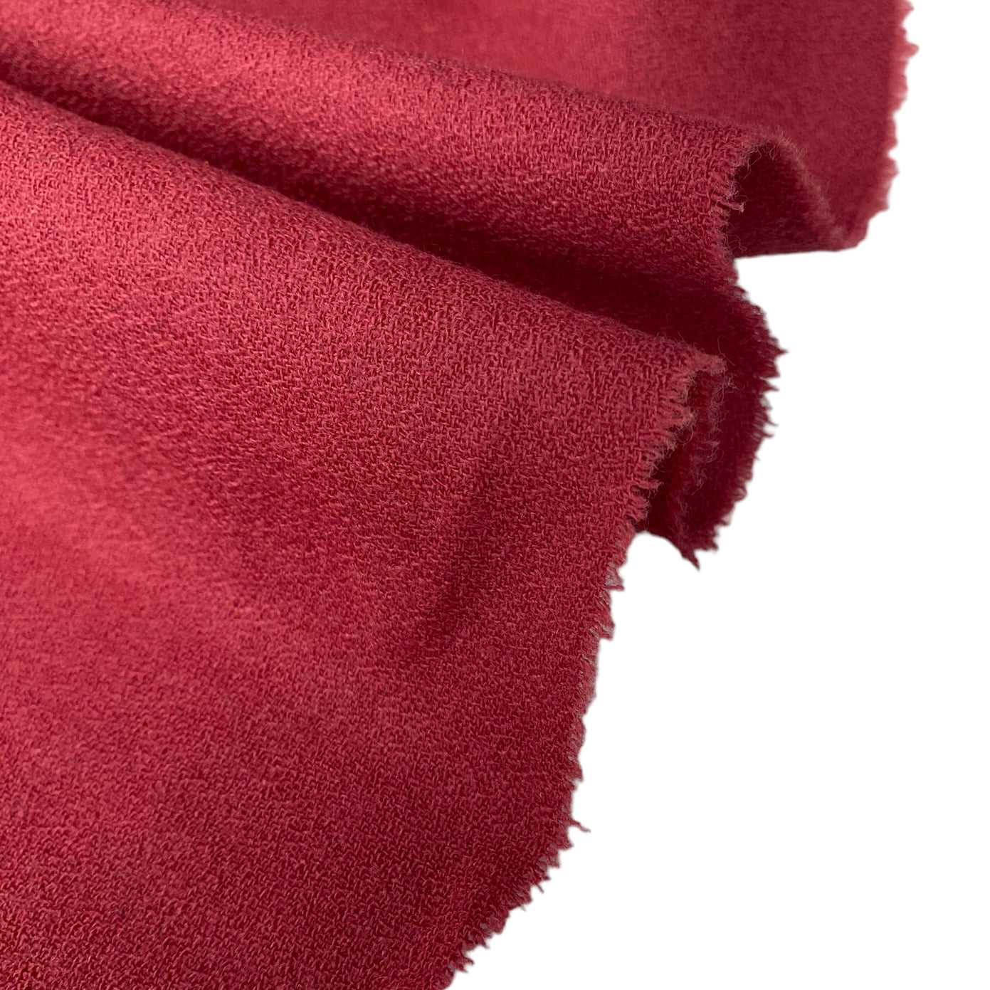 Wool Crepe - Remnant - Geranium