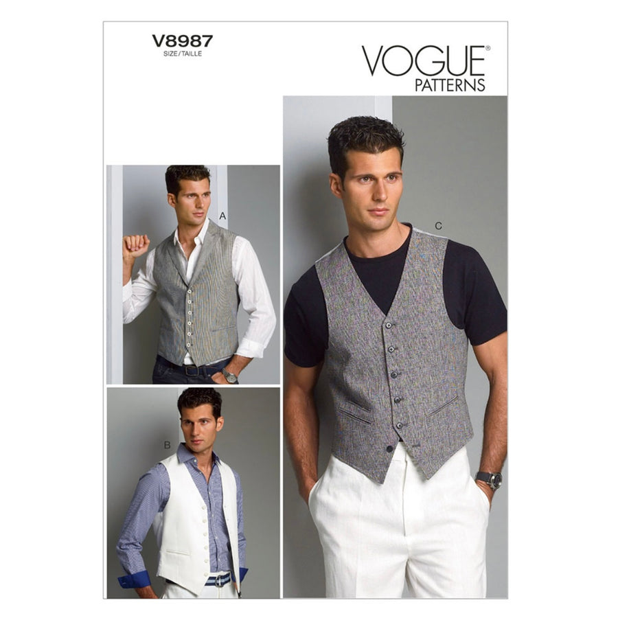 Vogue V8987 - Vest Sewing Pattern