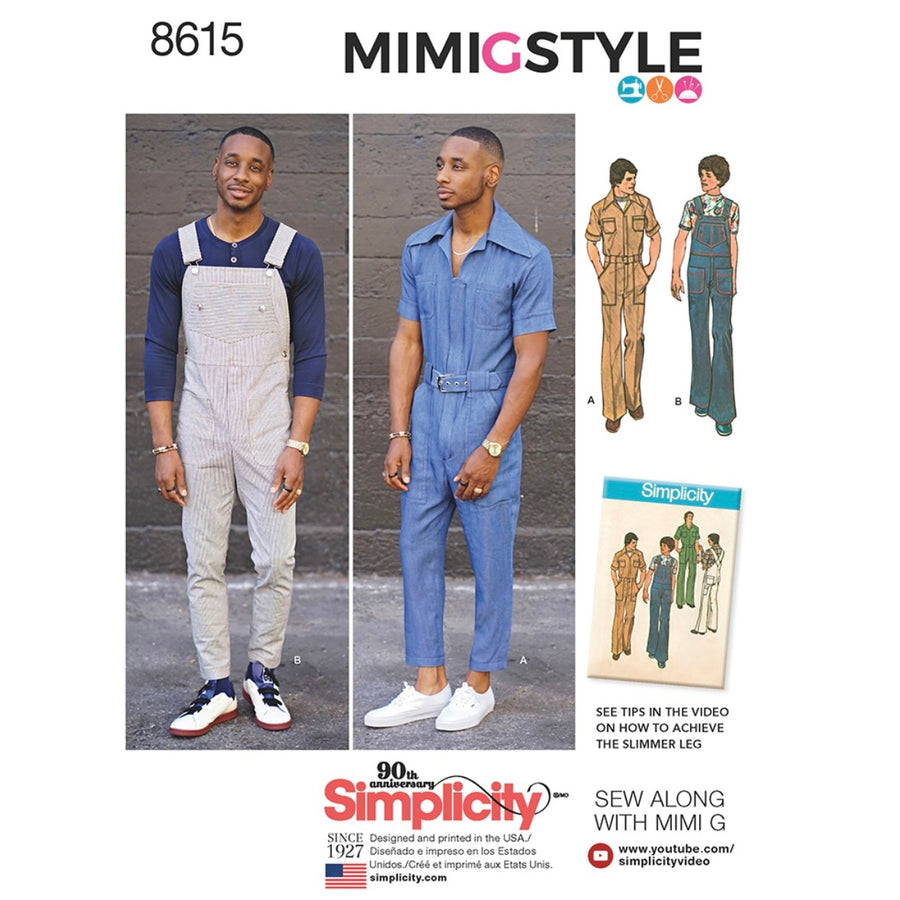 Simplicity S8615 - Men’s Vintage Mimi Separate Sewing Pattern