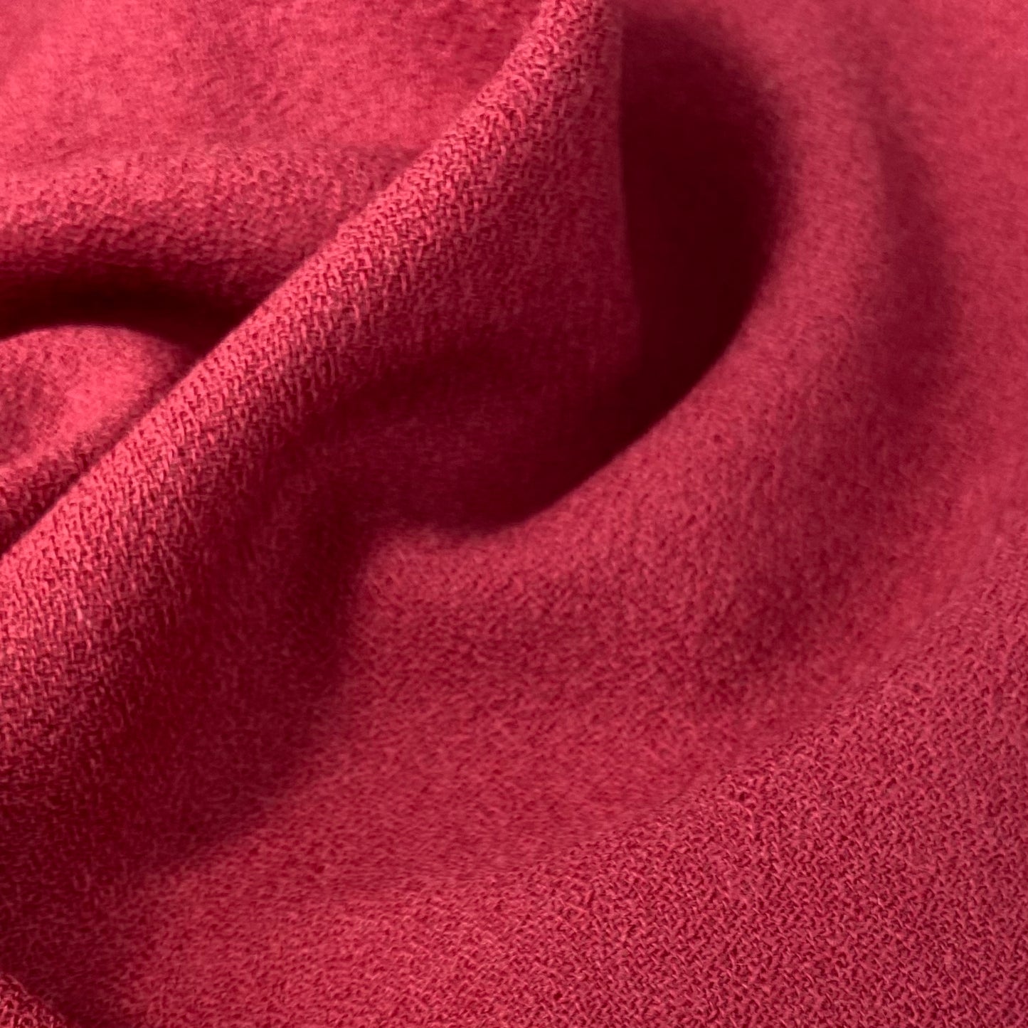 Wool Crepe - Remnant - Geranium