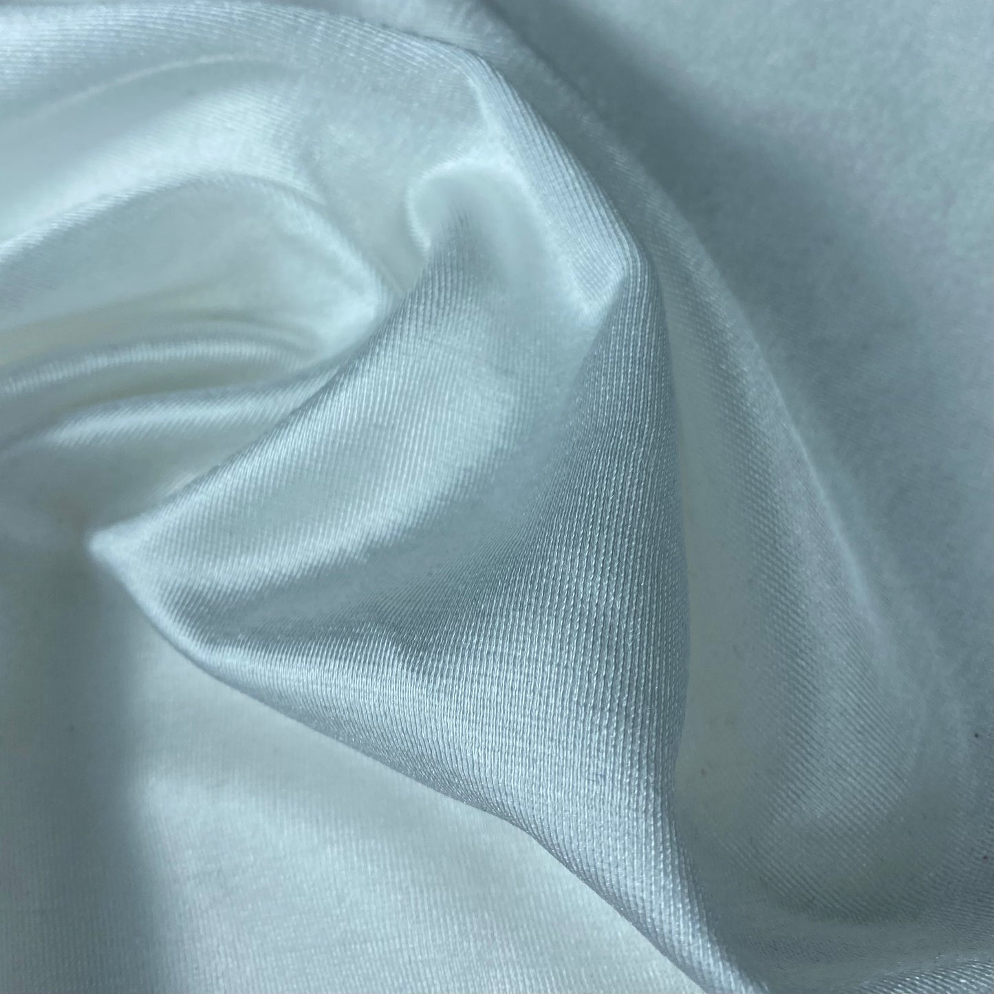 Tricot Knit - Satin White