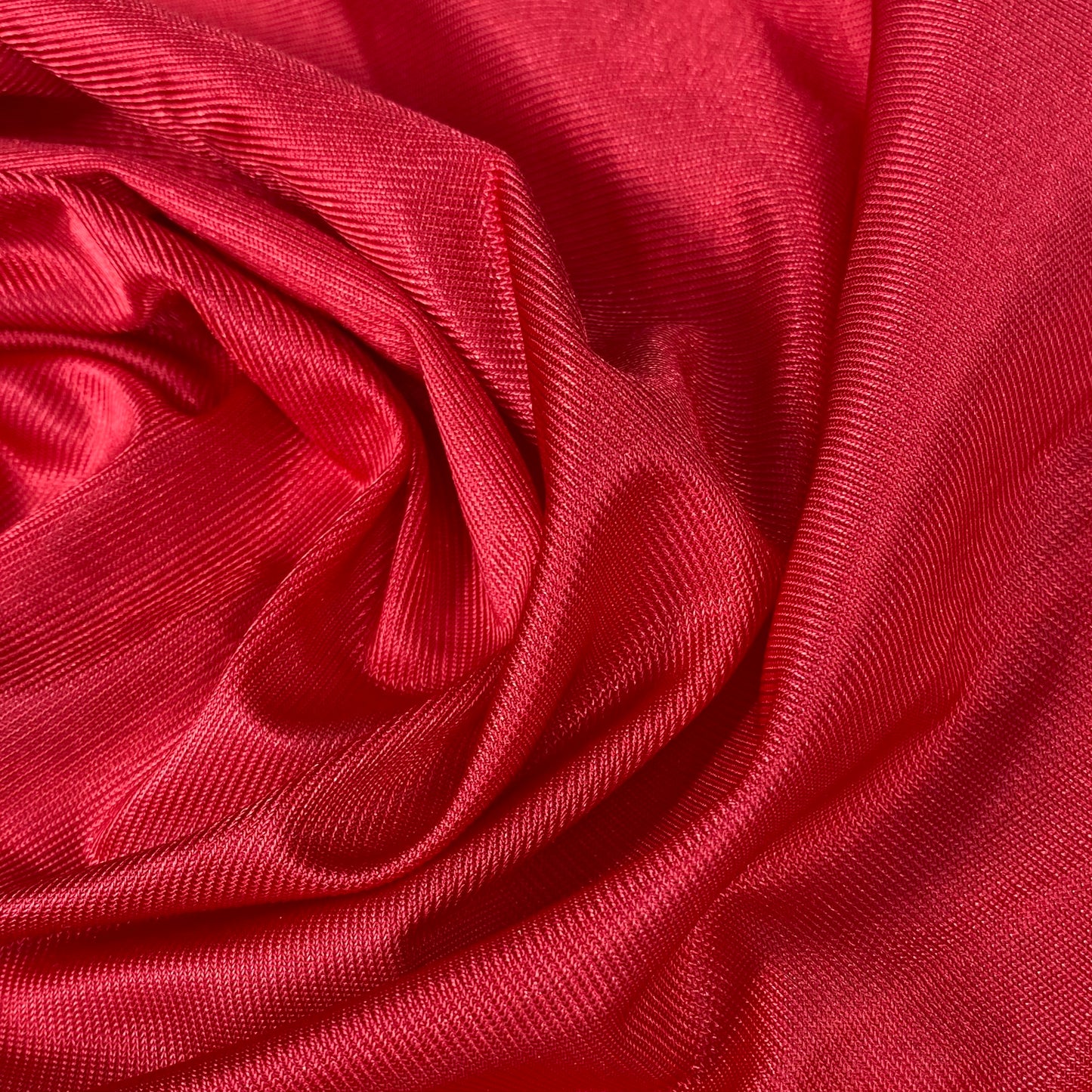 Tricot Knit Lining - Bright Red