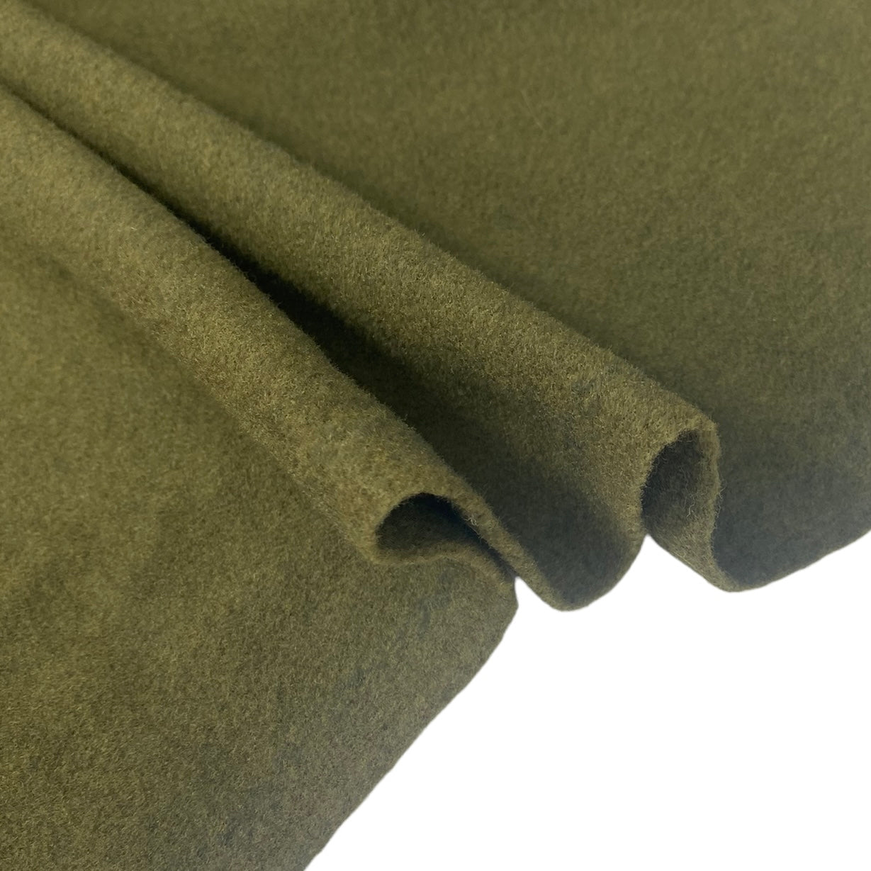 Melton Wool - Remnant - Olive