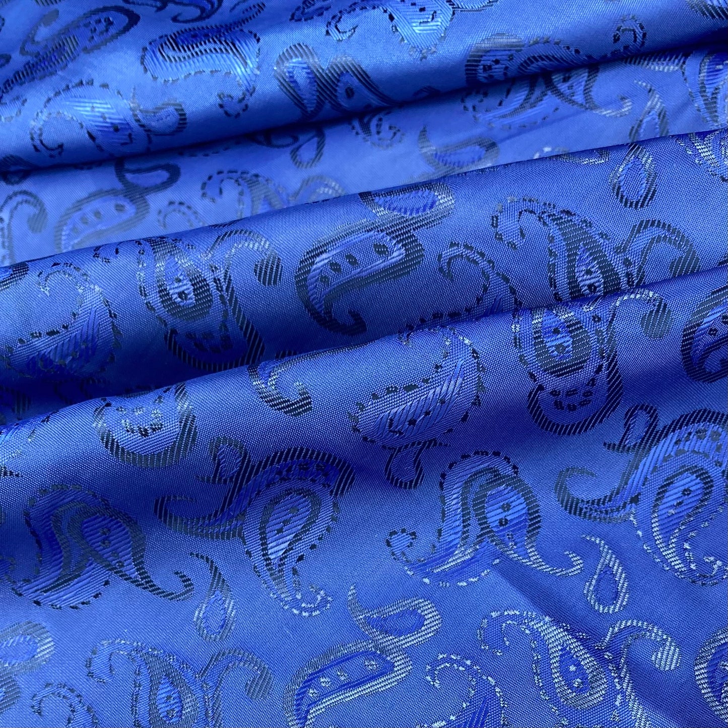 Paisley Jaquard Lining - Blue