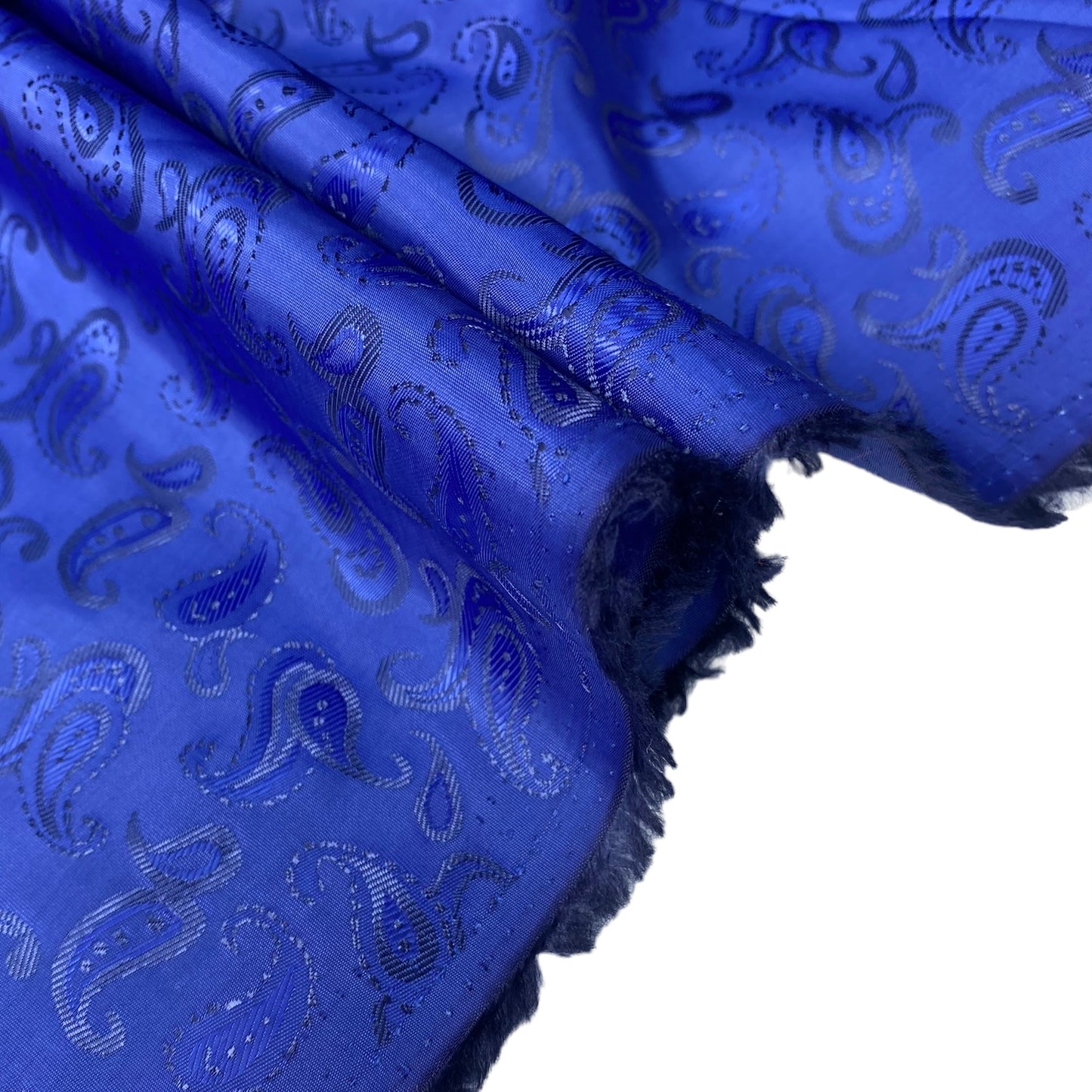 Paisley Jaquard Lining - Blue