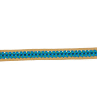 Decorative Crocheted Trim - Blue/Orange/Green
