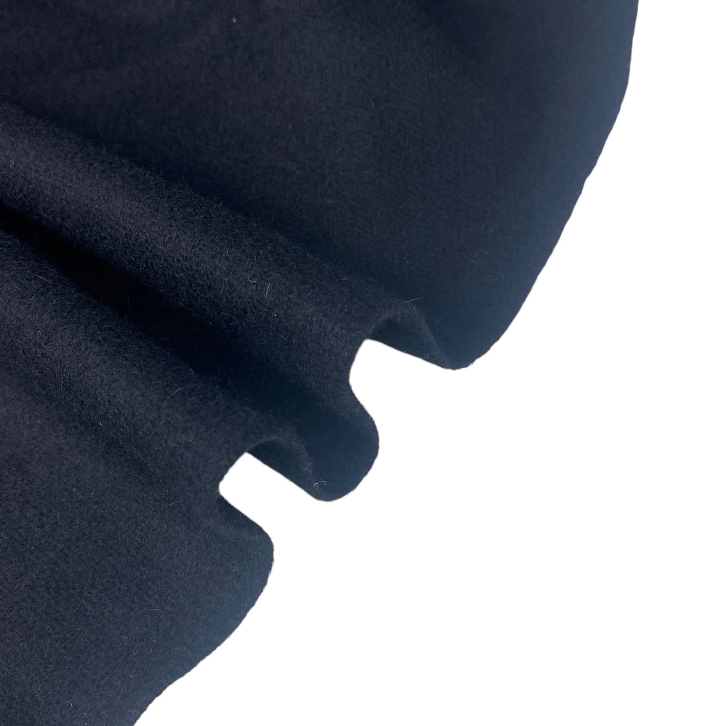 Melton Wool - Remnant - Black