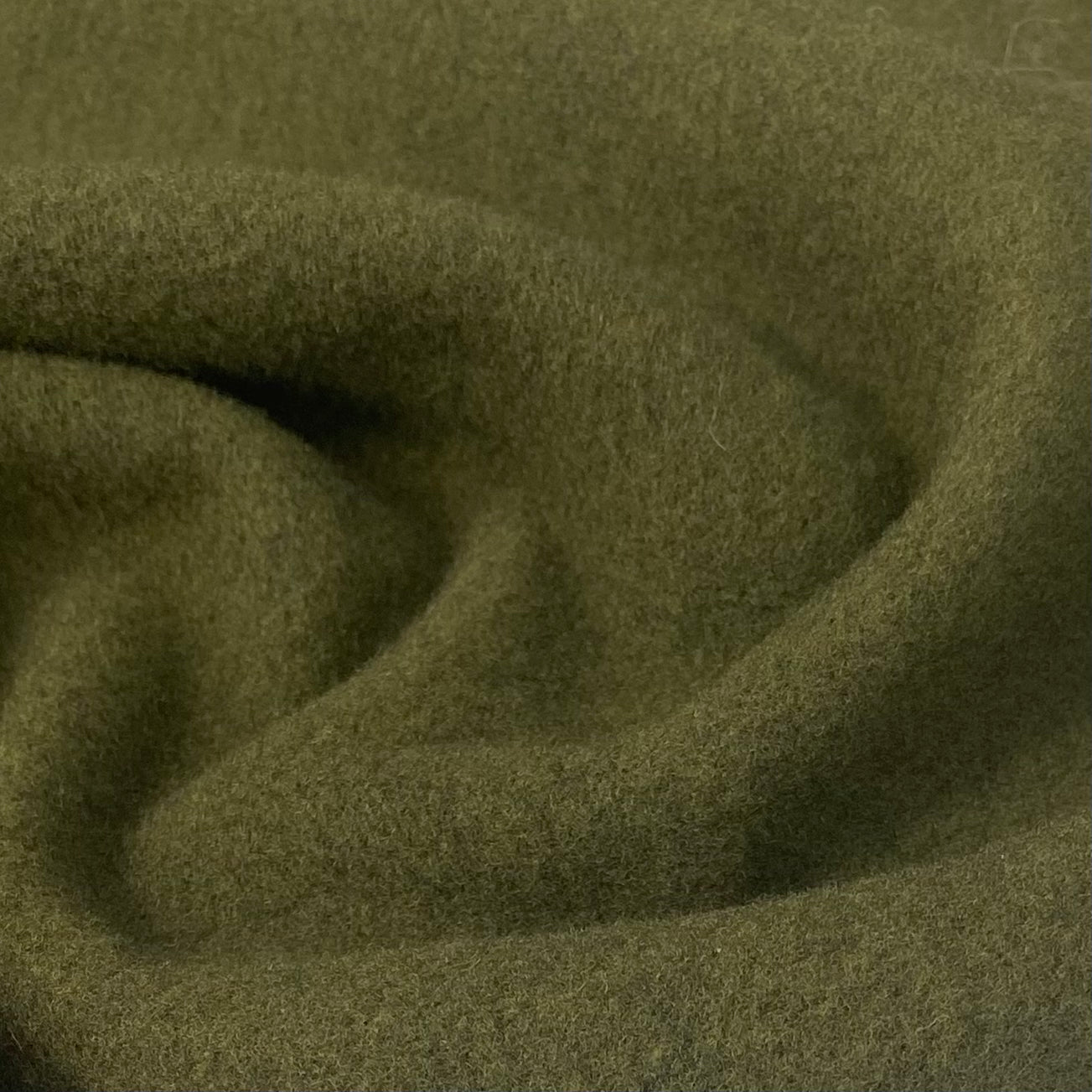 Melton Wool - Remnant - Olive