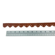 Scalloped Decorative Trim - Rust