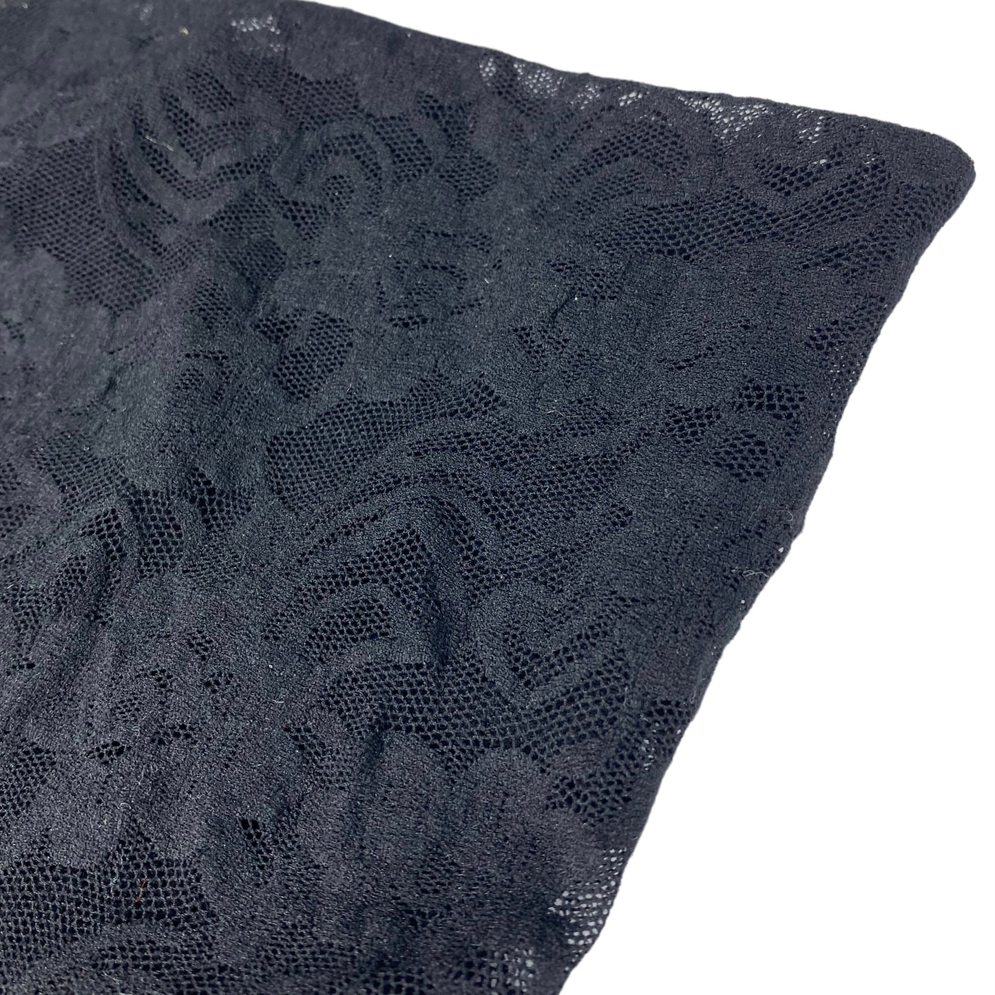Stretch Floral Lace - Black