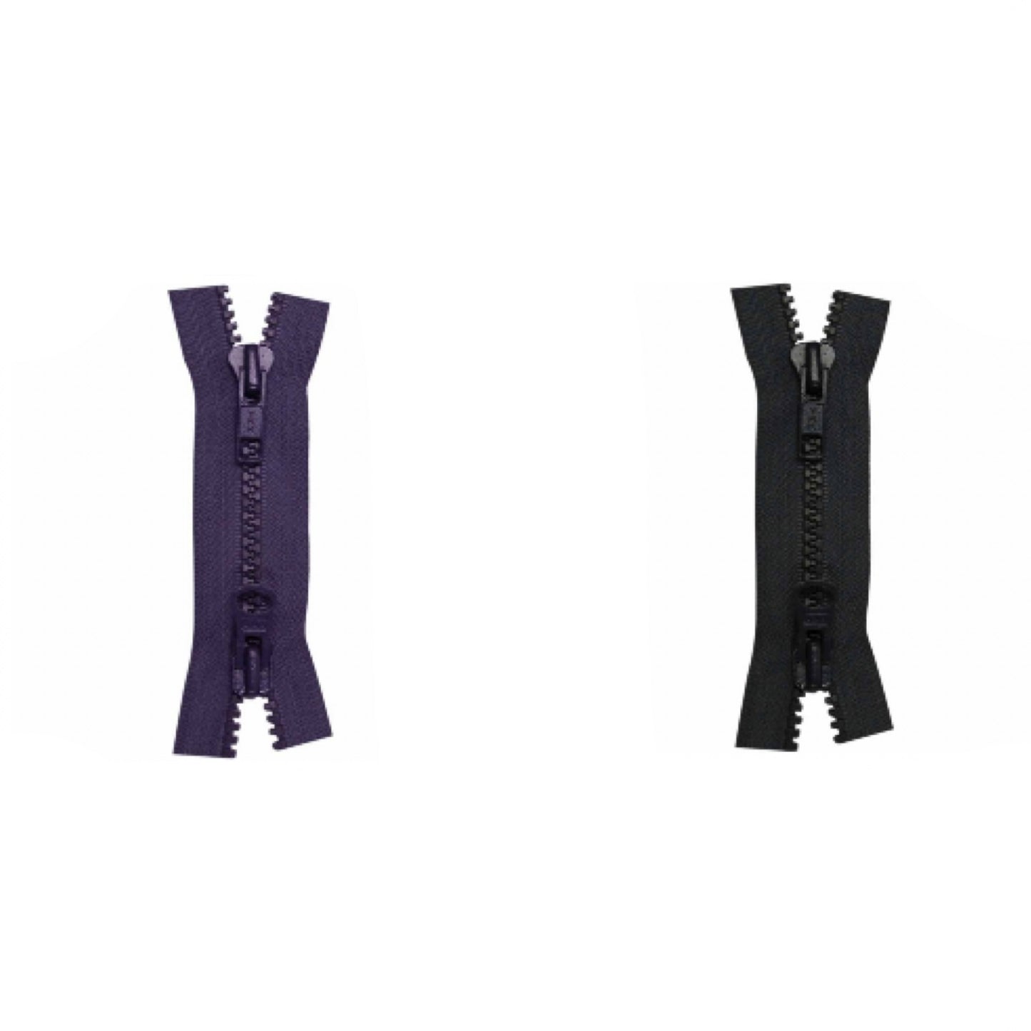 Activewear Two Way Separating Zipper - Molded Teeth - 39”