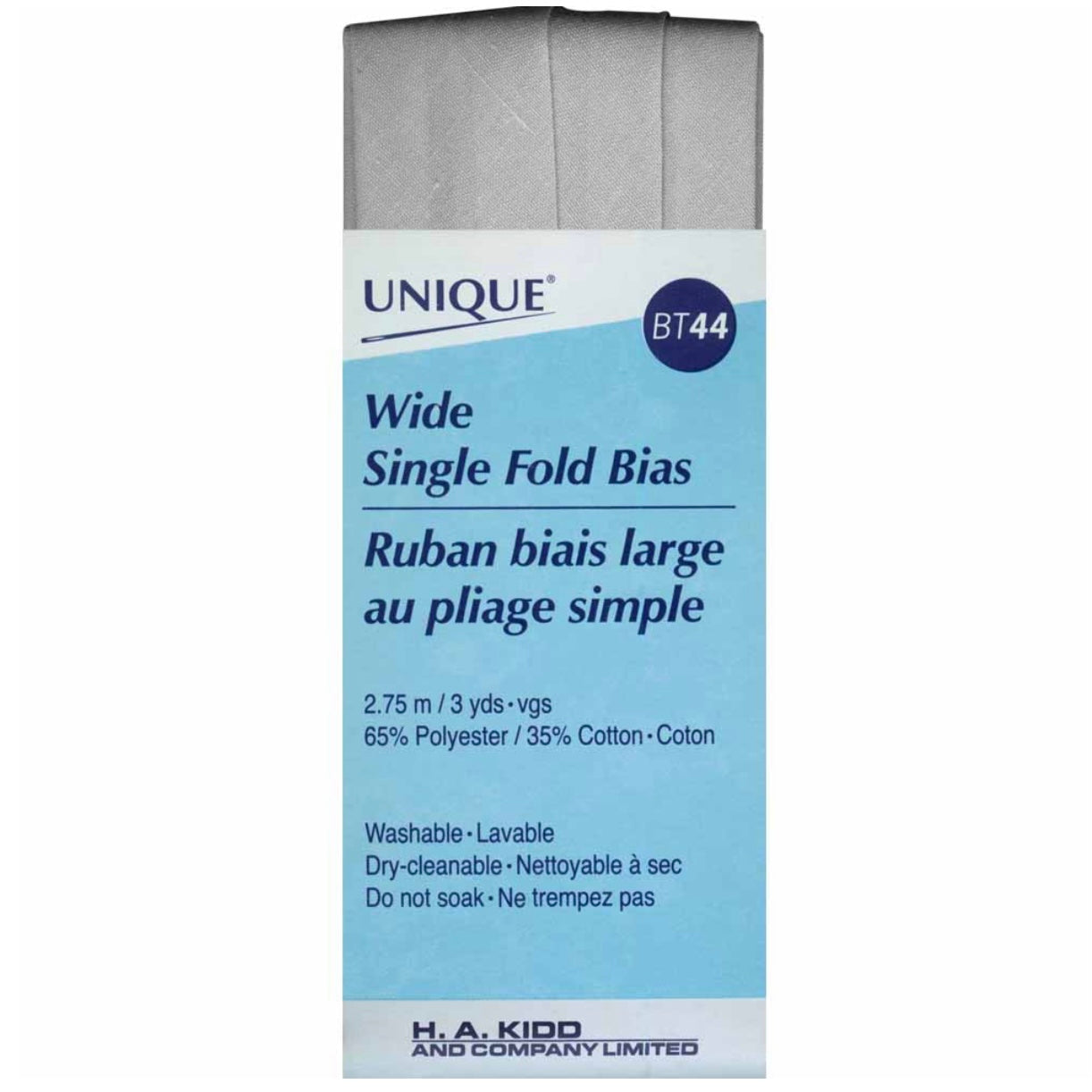 Wide Single Fold Bias Tape - 25mm x 2.75m