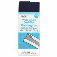 Wide Single Fold Bias Tape - 25mm x 2.75m