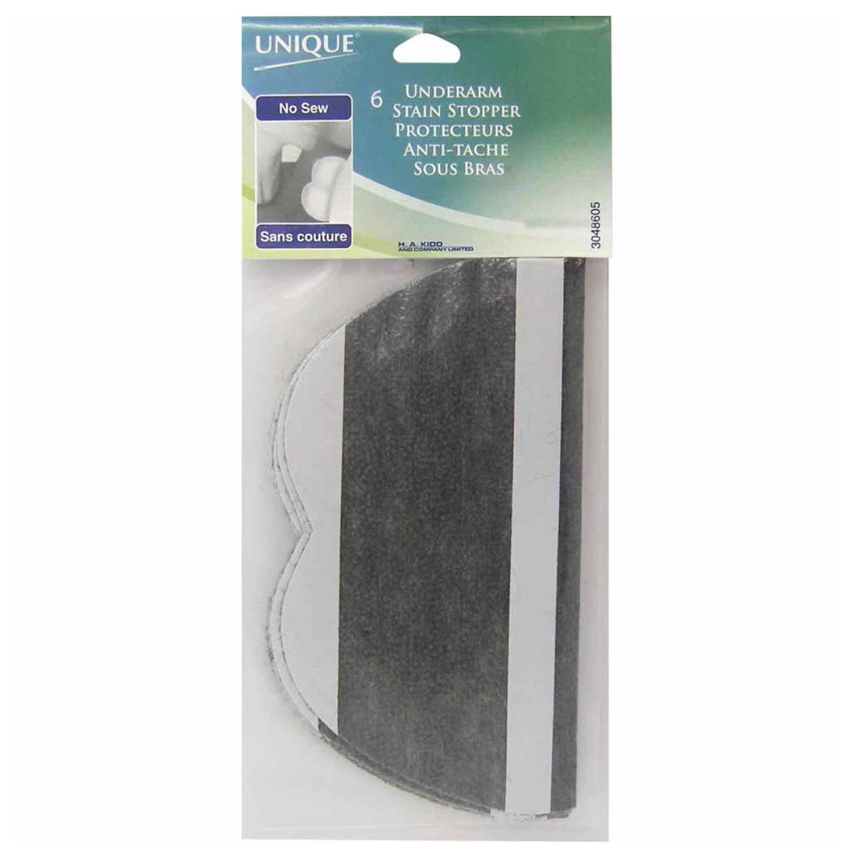 Stain Stopper No-Sew Dress Shields - White - 6pcs