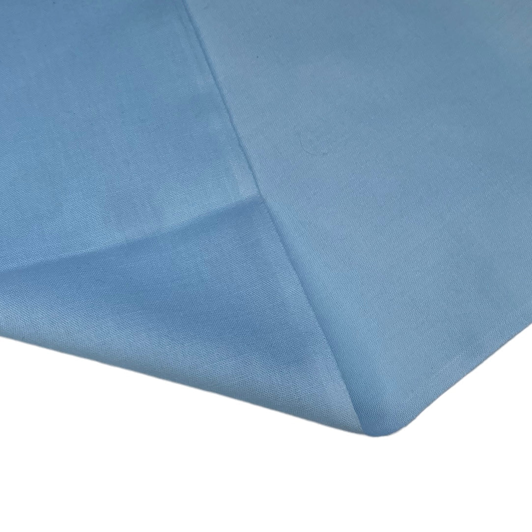 Polyester/Cotton Broadcloth - Echo Blue