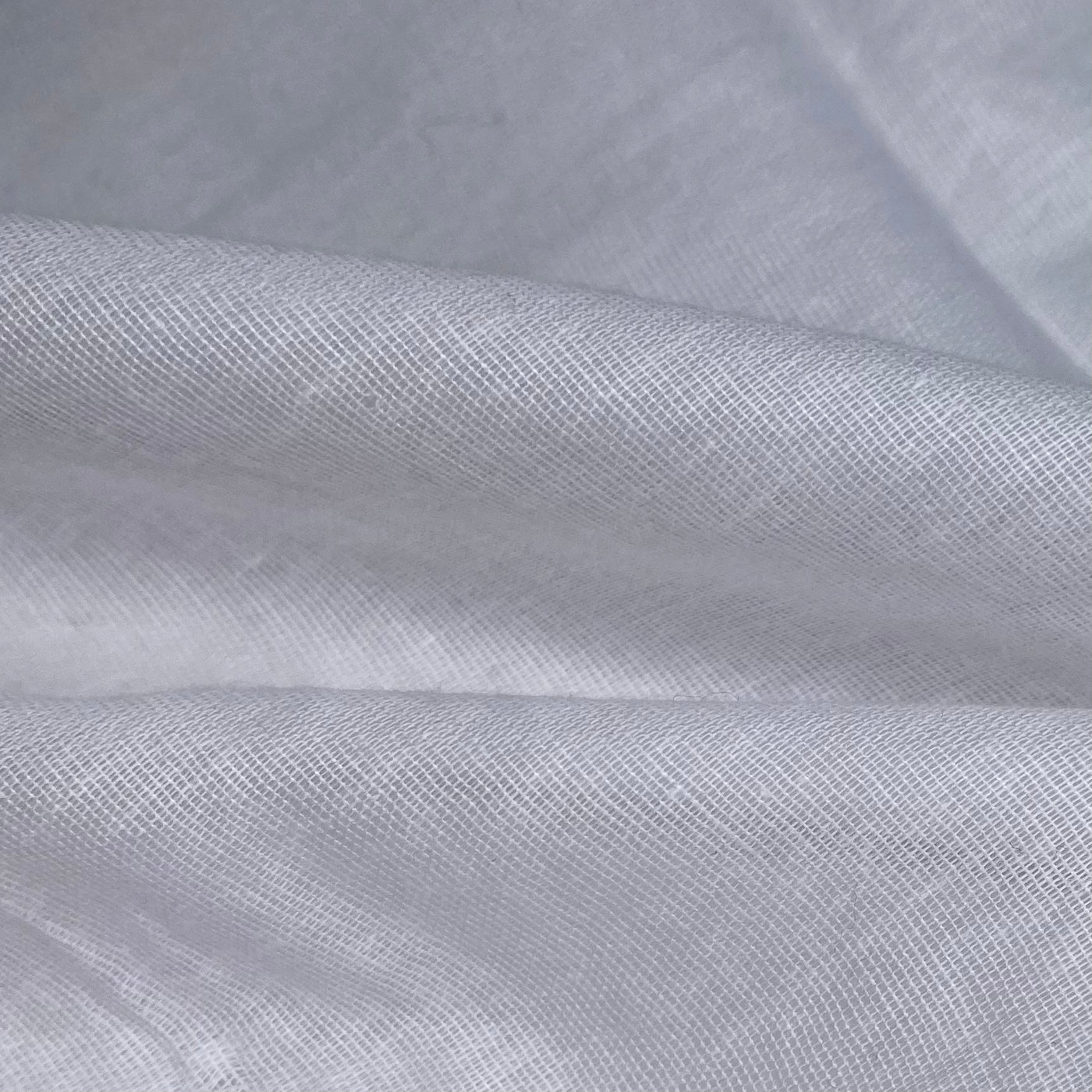 Cotton/Polyester Gauze - White