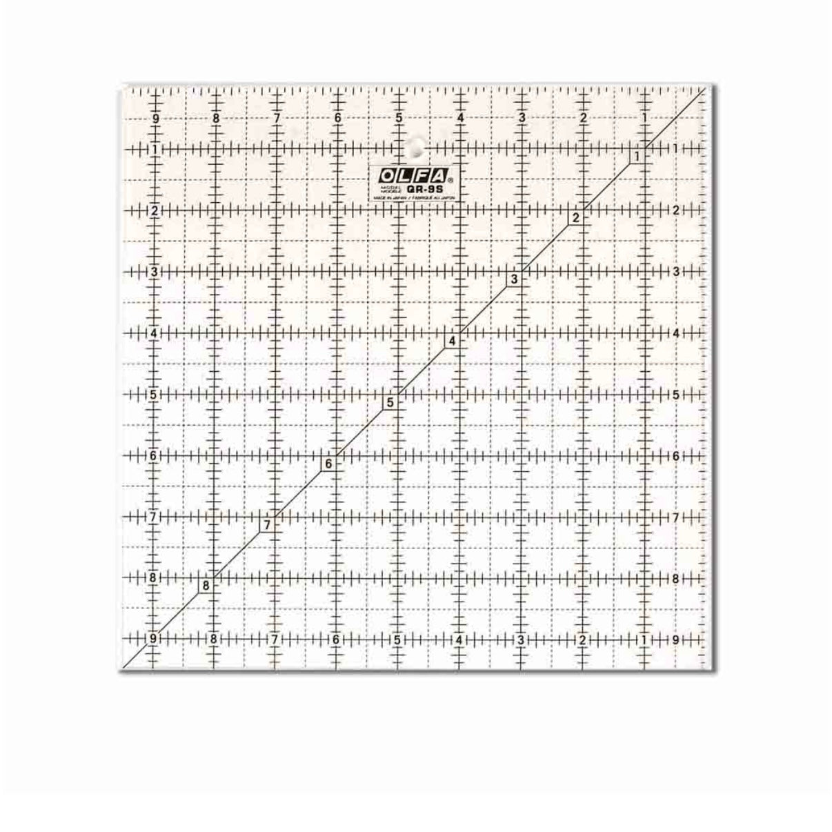 Square Frosted Acrylic Ruler - 12 1/2” x 12 1/2”