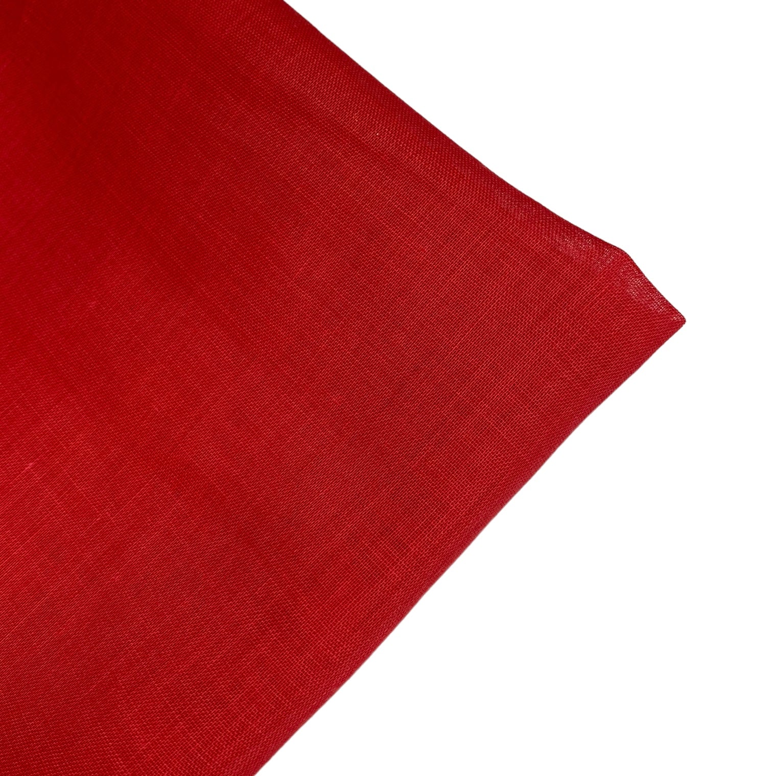 Cotton/Polyester Voile - Red