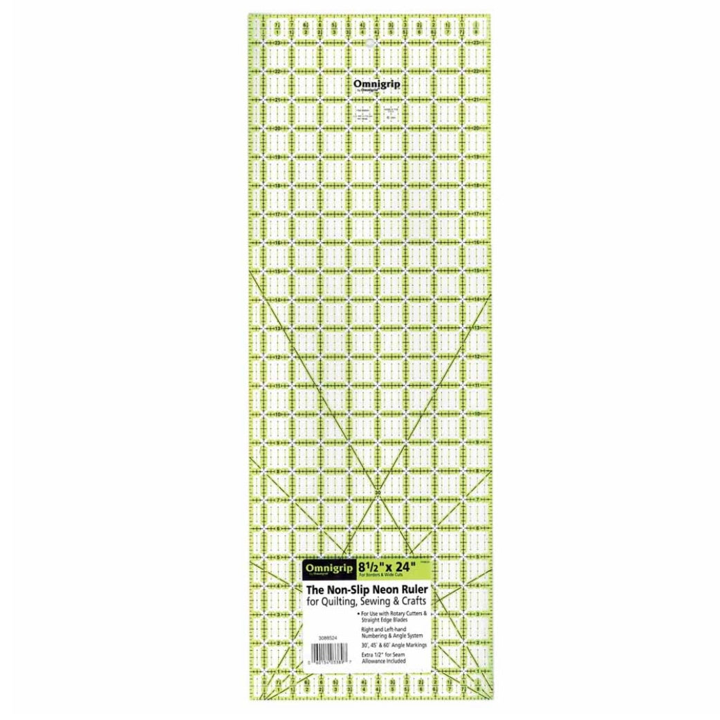 Non-Slip Ruler - 8 1/2” x 24”