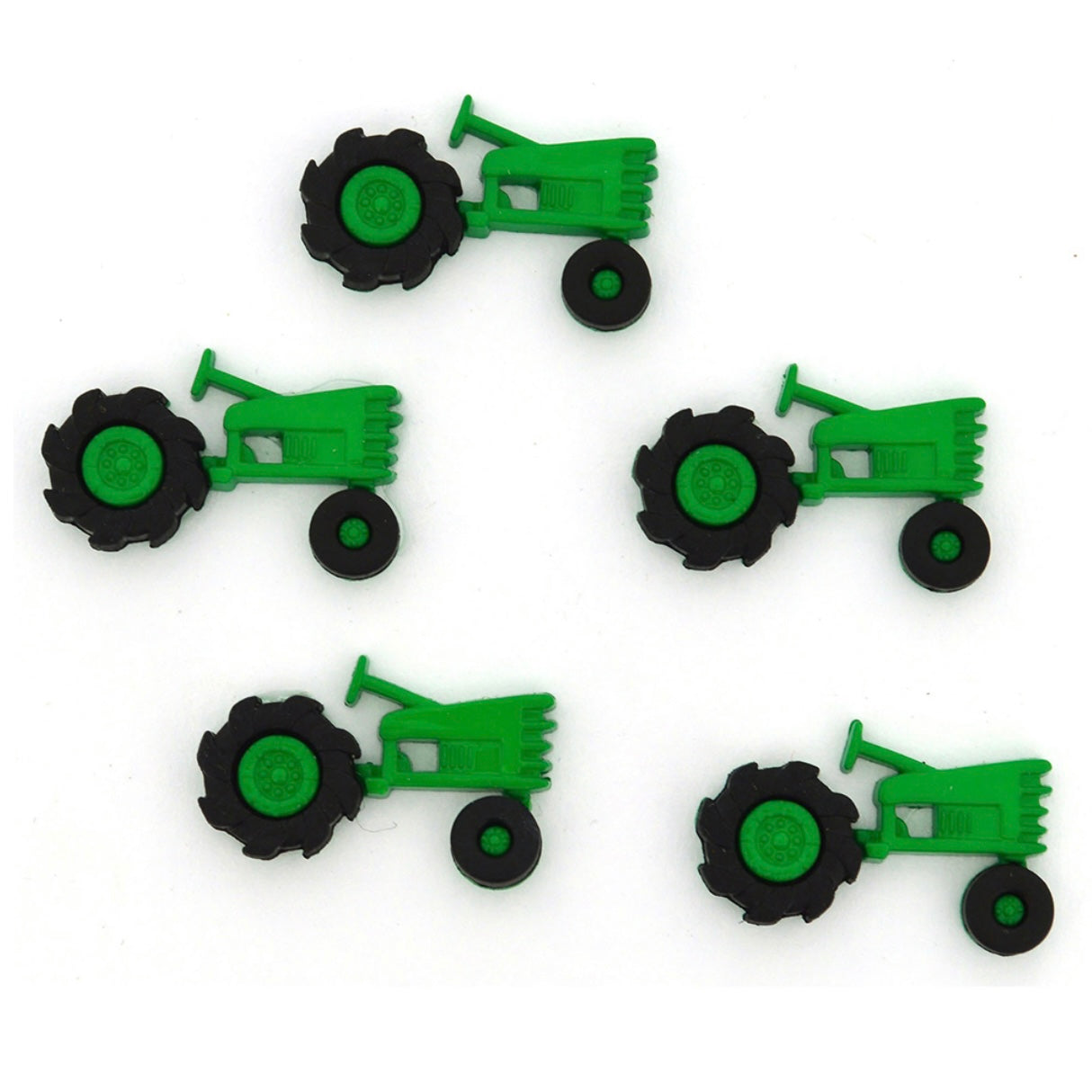 Novelty Buttons - Plowing Thru - 5 pcs