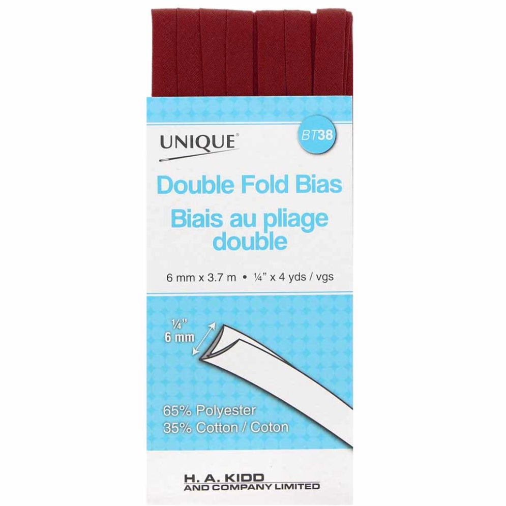 Double Fold Bias Tape - 6mm x 3.7m