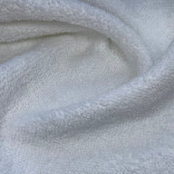 Double Sided Cotton Terry Towel - White
