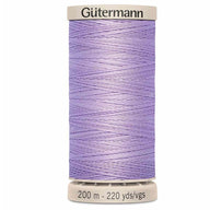 Cotton Hand Quilting 50wt Thread - 200m - Light Grey