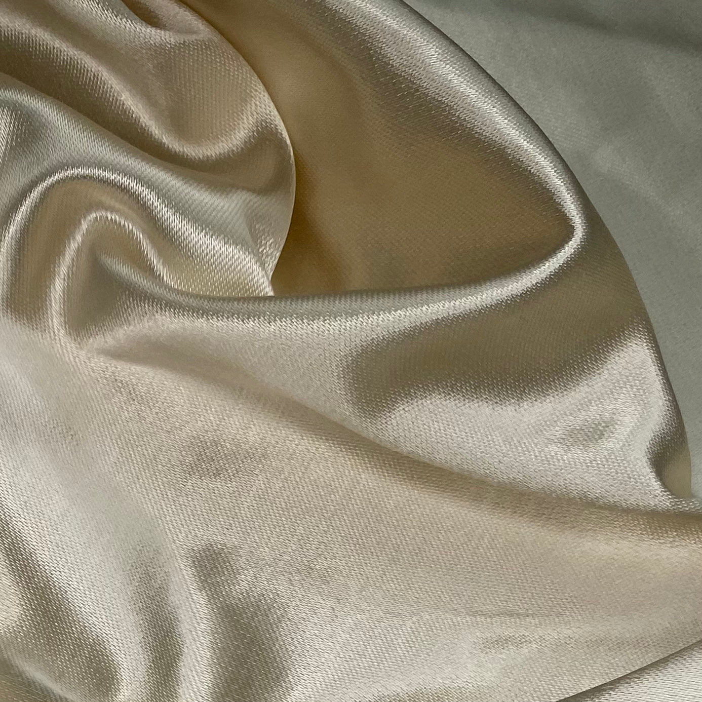 Kasha Satin Lining Remnant - Ivory