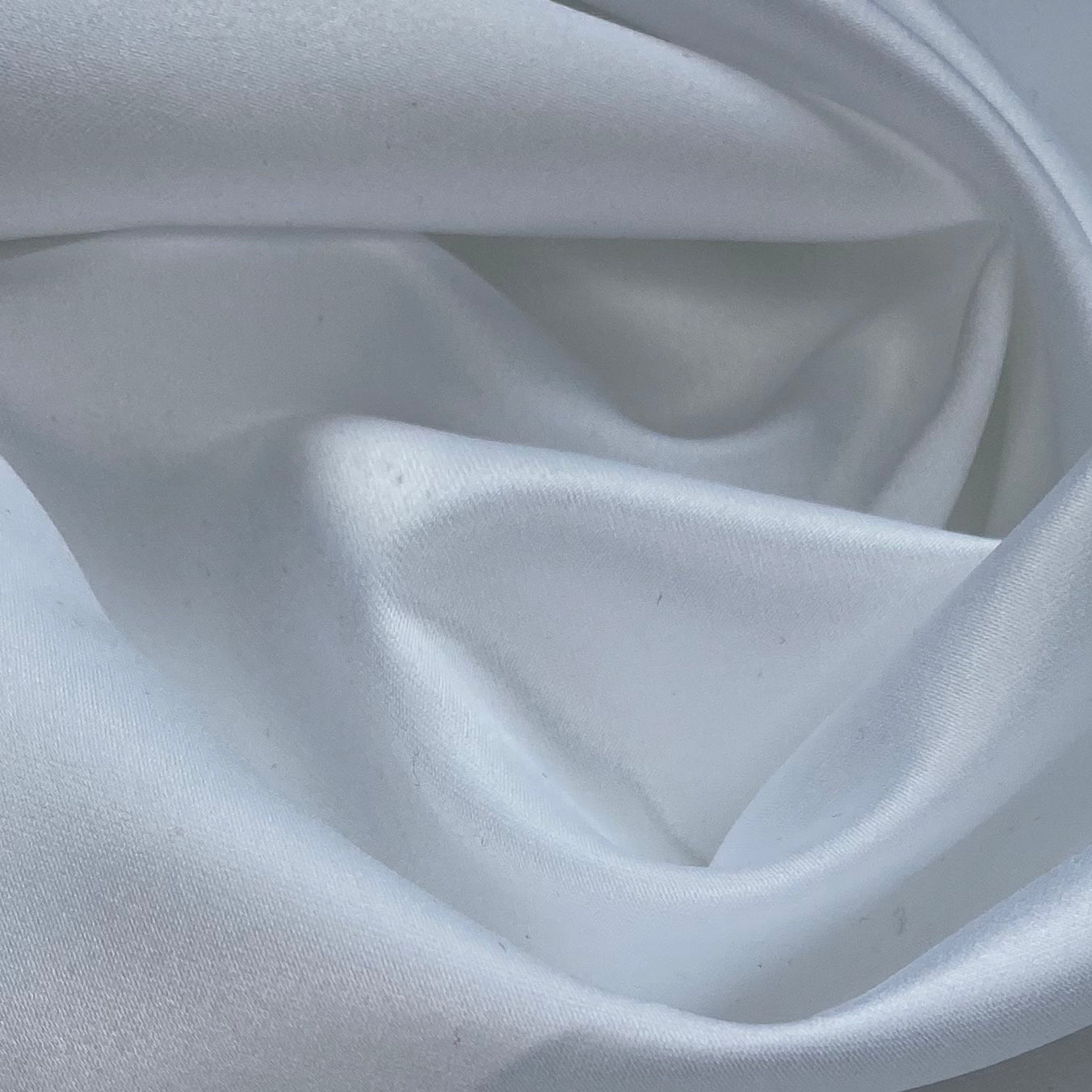Peau De Soie - Matte Satin - White · King Textiles