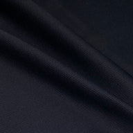 Polyester Tubular Rib Knit - Black