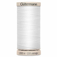Cotton Hand Quilting 50wt Thread - 200m - Light Grey