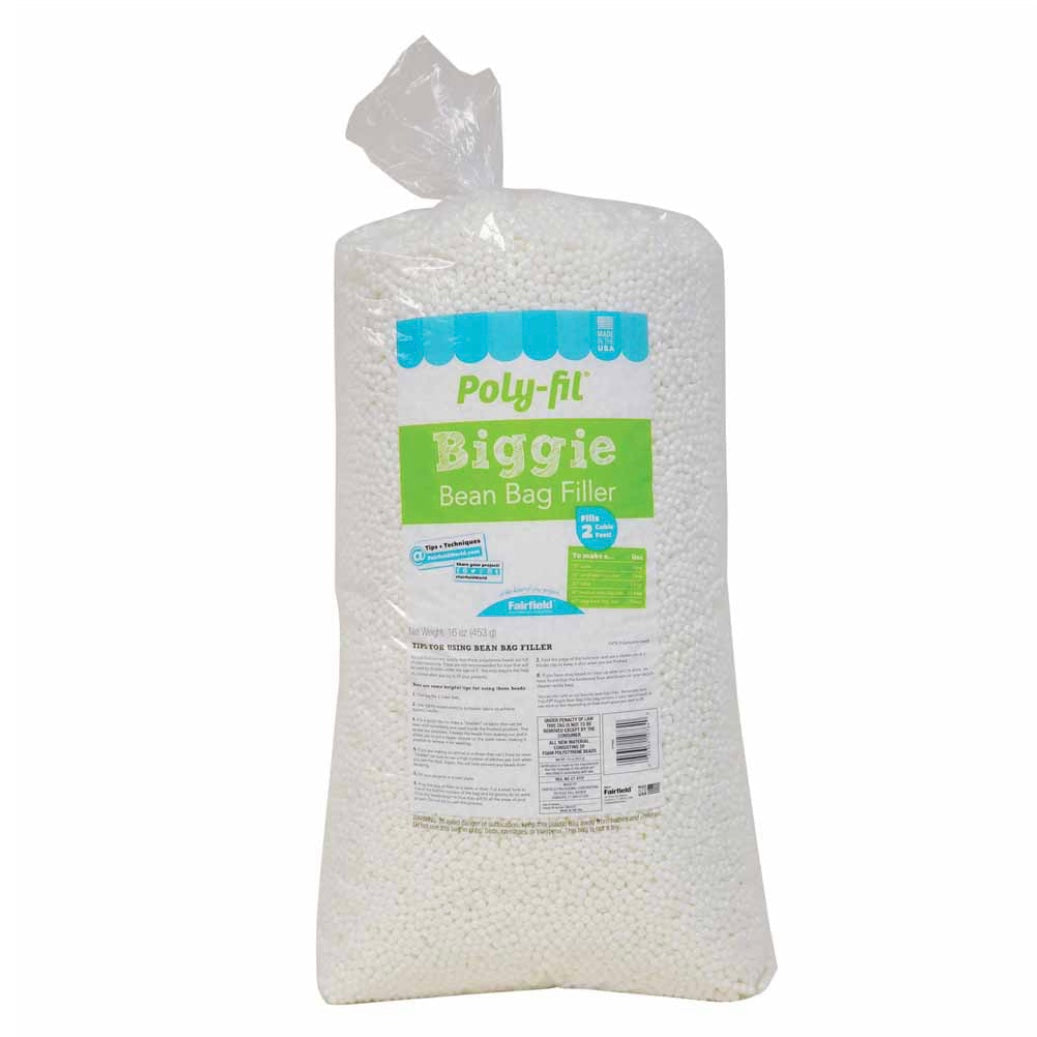 Fairfield Poly-Fil Premium Polyester Fiber Fill White 1 Bag 16-Ounce 1 lb.  New