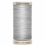 Cotton Hand Quilting 50wt Thread - 200m - Light Grey