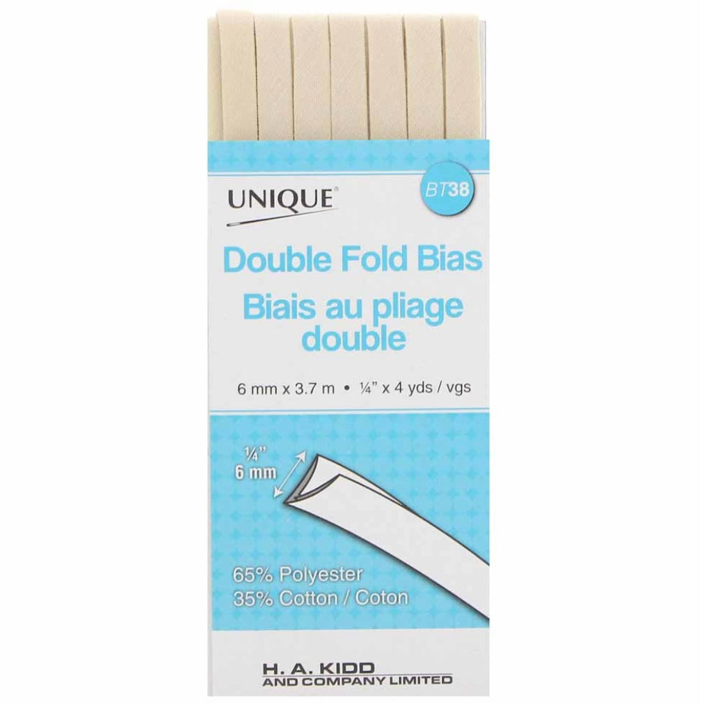 Double Fold Bias Tape - 6mm x 3.7m