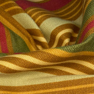 Striped Canvas - 56” - Cranston Home - Yellow/Red/Green