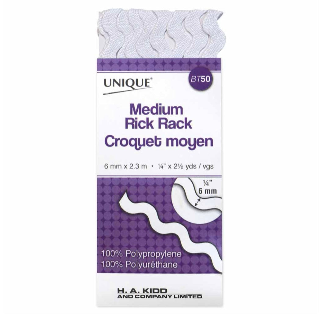 Medium Rick Rack - 1/4” - Kelly Green