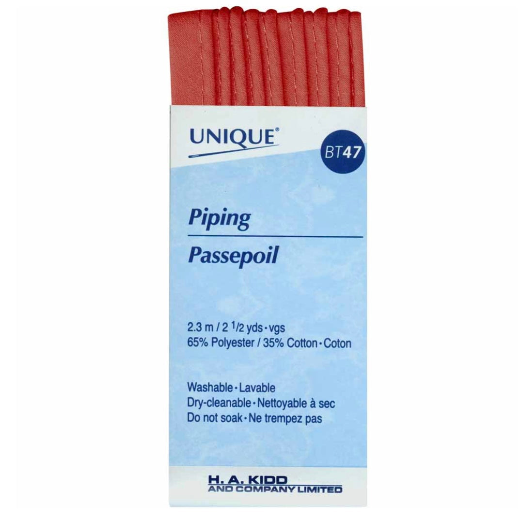 Corded Piping - Scarlet