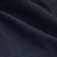 Cotton Rib Knit - Black - Remnant