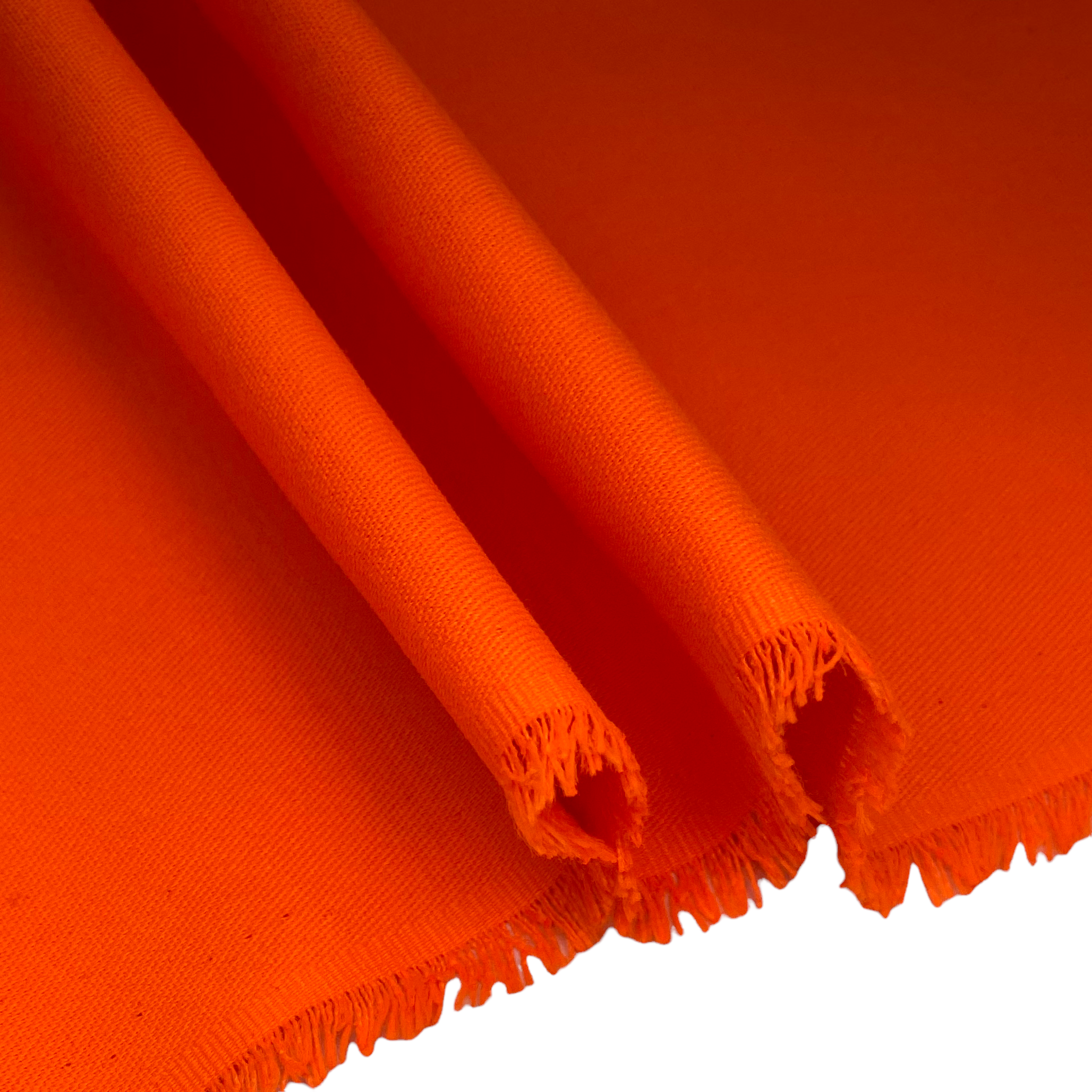 Hi Vis Polyester 8oz Twill Canvas - Neon Orange