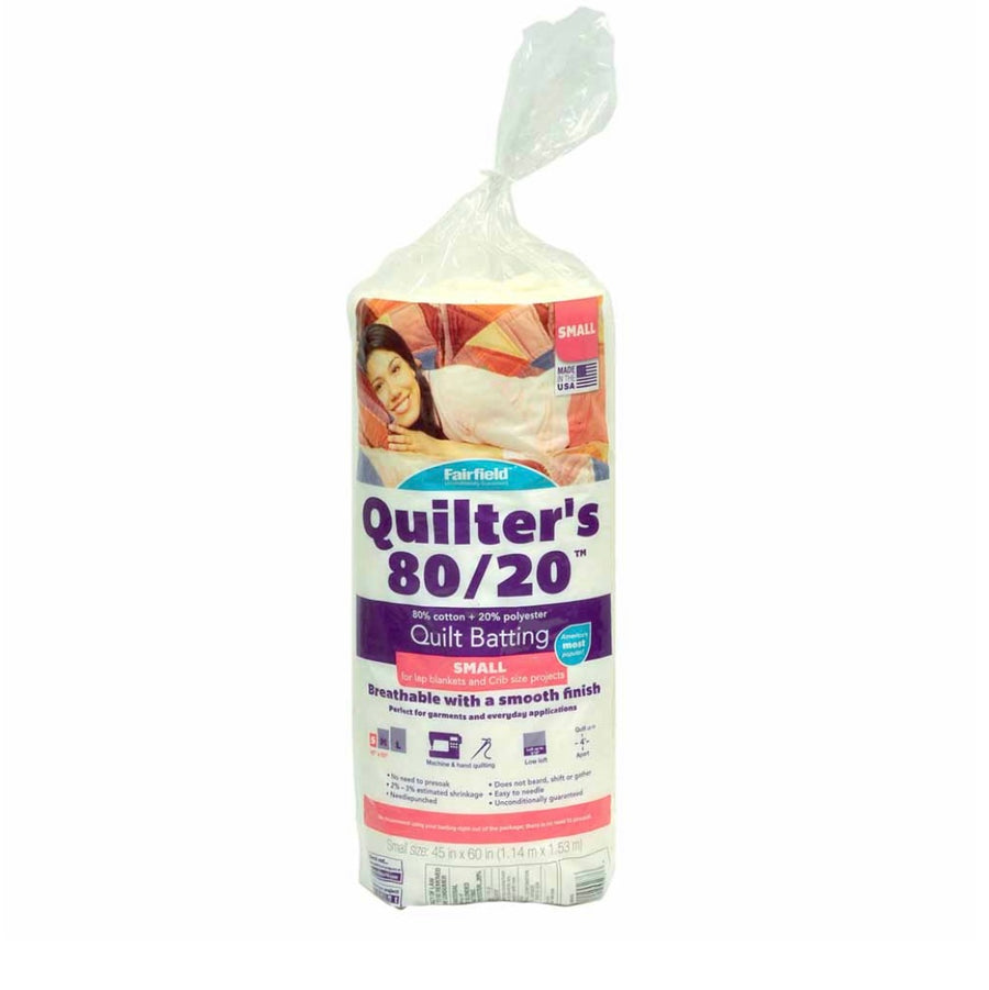 Quilters Batting 80/20 - 45″ x 60″ - Small