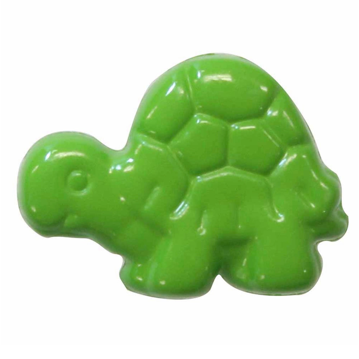 Novelty Shank Button - Turtle - Green - 18mm - 3 count