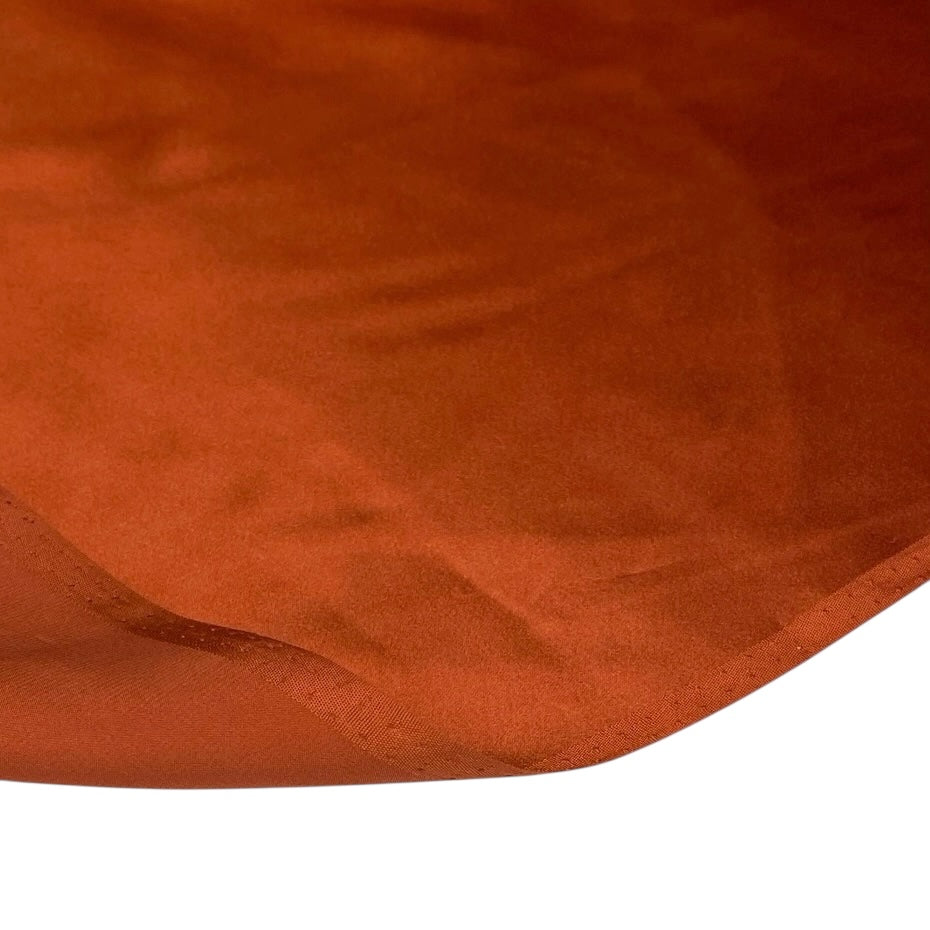 Mulberry Silk Charmeuse Satin - Deep Orange