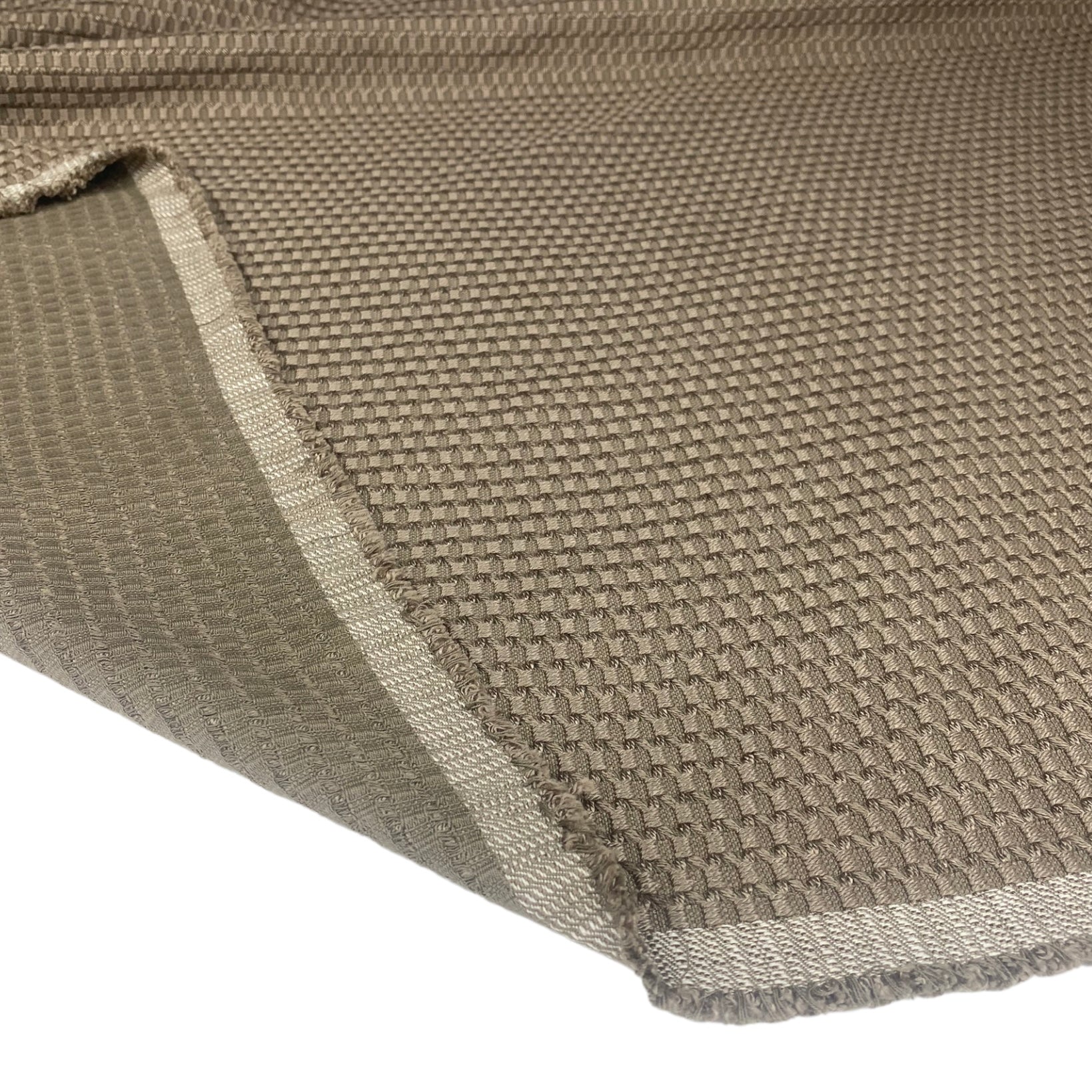 Cotton Upholstery Remnant  - Taupe