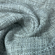 Upholstery Designer Remnant  - White/Grey