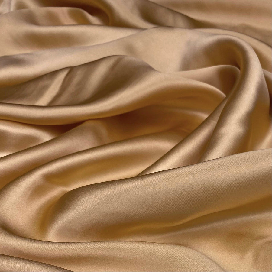Mulberry Silk Charmeuse Satin - Sand