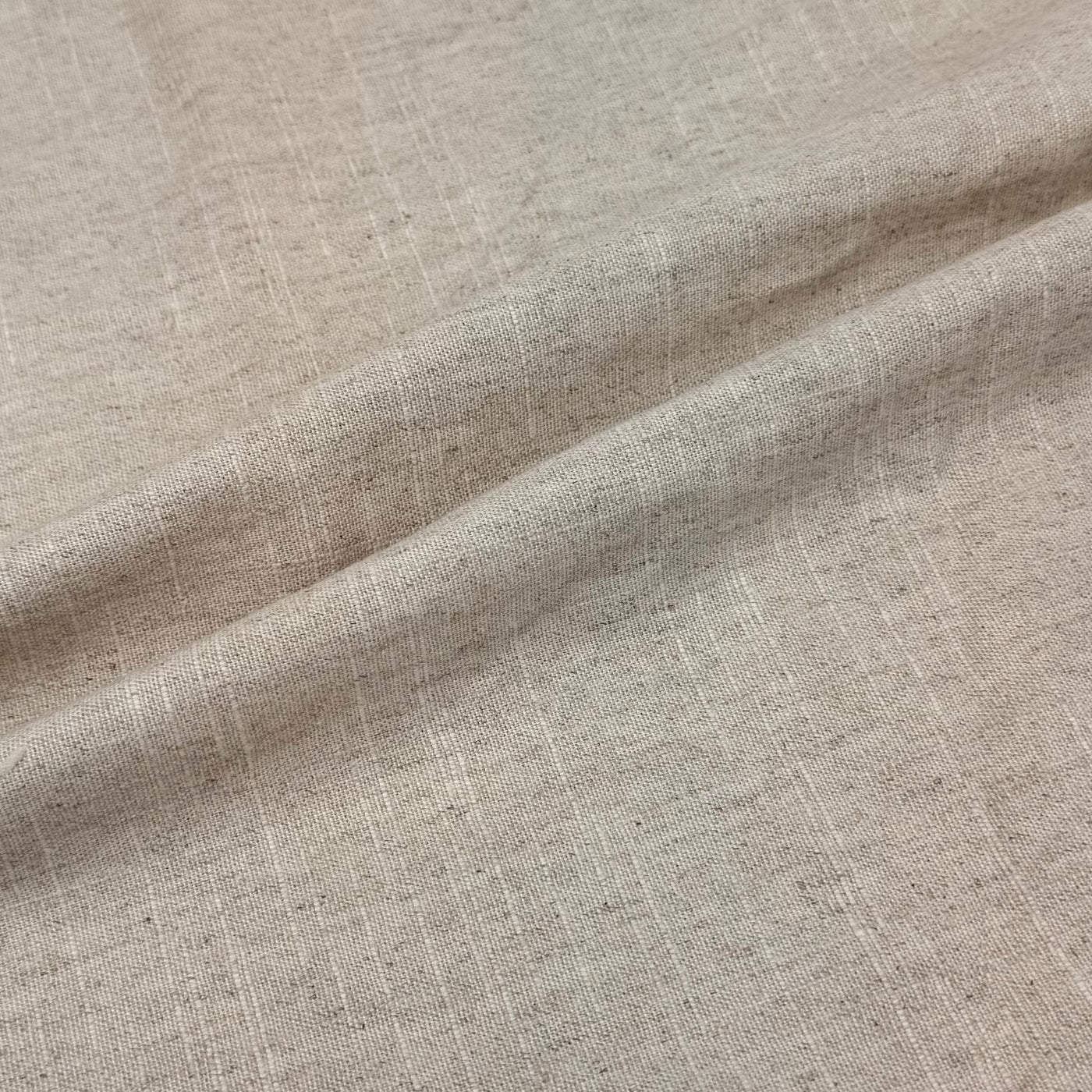 Crosshatch Heavyweight Linen Remnant - Natural