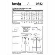 Burda Kids 9382 - Sleeping Bag Sewing Pattern