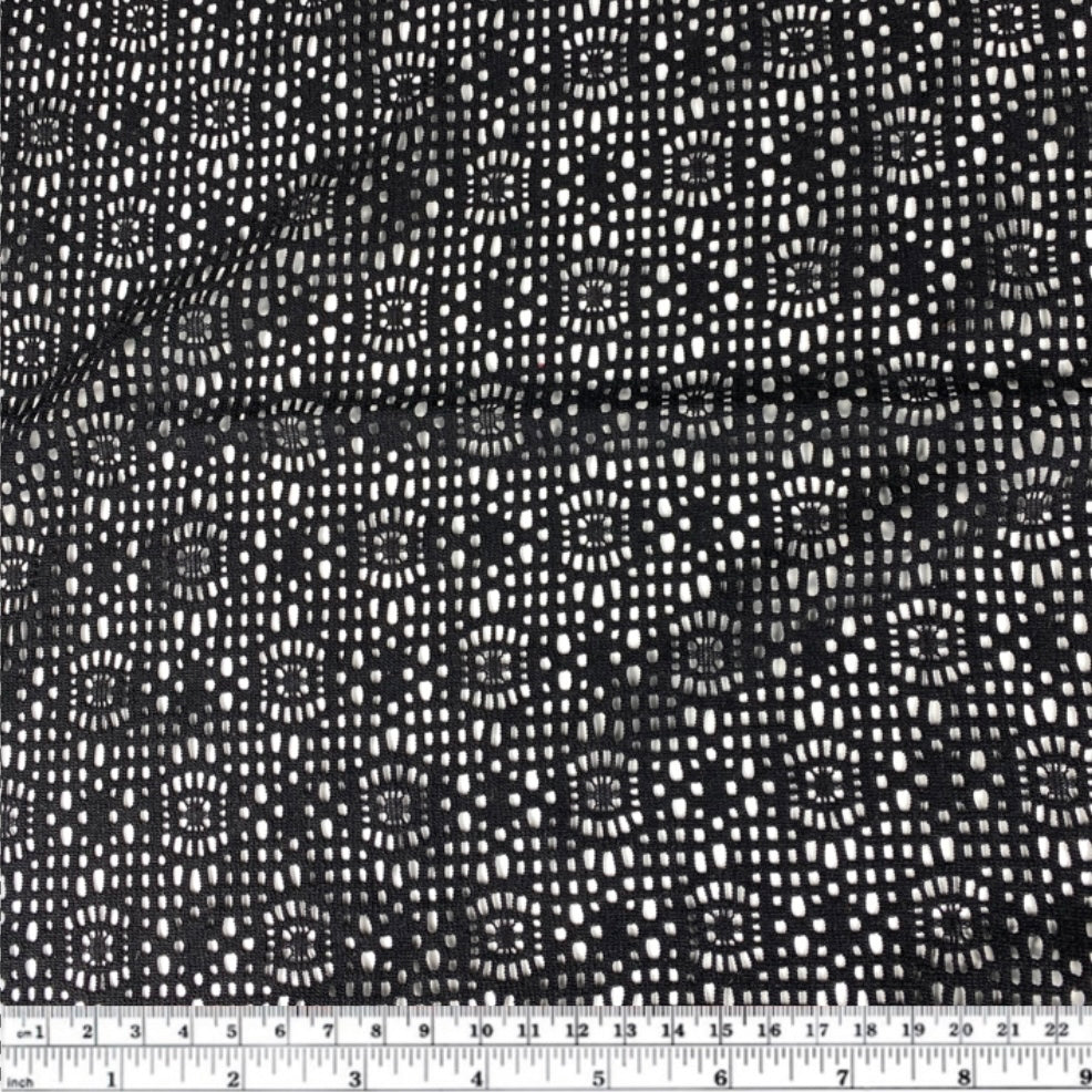 Stretch Lace - Black