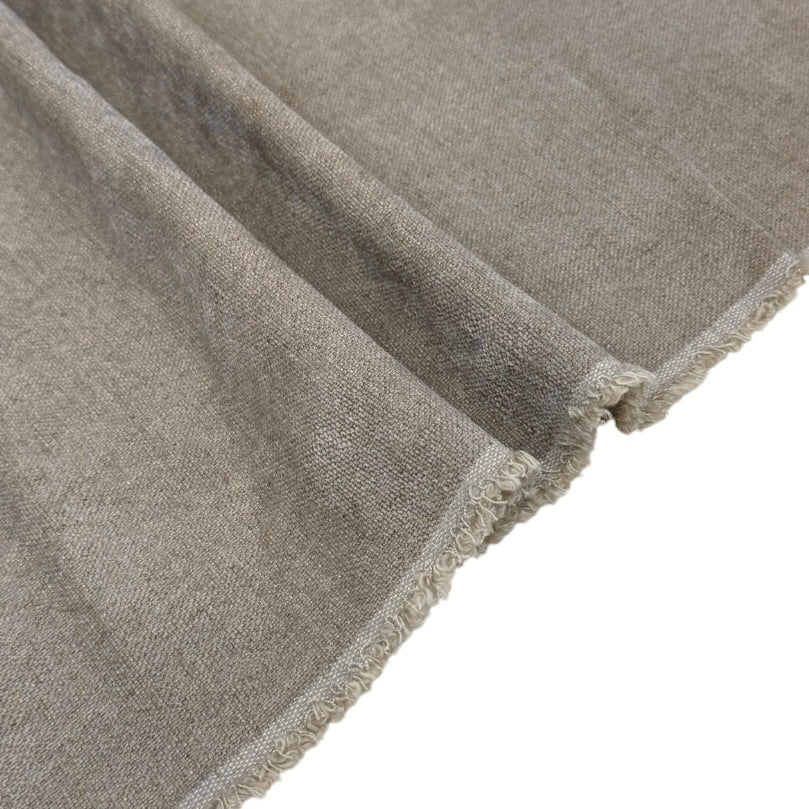 Chenille Upholstery Remnant - Greige